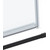 Душевое ограждение Vincea Como Soft 120x90 см VSR-1CS9012CLB (стекло 8 мм) чёрный/прозрачное фото 3