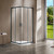 Душевое ограждение Vincea Garda 90x90 см VSS-1G900CLGM, вороненая сталь/прозрачное фото 