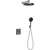 Душевая система для душа с термостатом Vincea Inspire VSFW-3I21MT2GM, вороненая сталь фото 2