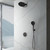 Душевая система для душа с термостатом Vincea Inspire VSFW-3I22MT5GM, вороненая сталь фото 