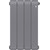 Радиатор Royal Thermo Infinity 500 Silver Satin 320х590 мм (4 секции) - 2 Радиатор Royal Thermo Infinity 500 Silver Satin 320х590 мм (4 секции) фото 2