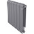 Радиатор Royal Thermo Infinity 500 Silver Satin 480х590 мм (6 секций) -  Радиатор Royal Thermo Infinity 500 Silver Satin 480х590 мм (6 секций) фото