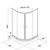 Душевое ограждение Parly 90х90 см Z9111, хром/прозрачное фото 10