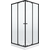 Душевое ограждение Parly 90х90 см ZEQ911B, чёрный/прозрачное фото 5