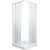 Душевое ограждение Parly 80х80 см ZFQ81, белый/матовое фото 4