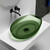 Раковина-чаша прозрачная Abber Kristall 60 см AT2801Emerald, зеленый фото 
