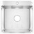 Кухонная мойка Azario Sabrina 0.8 мм AZS5050S, Цвет производителя: нержавеющая сталь фото 2