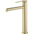 Смеситель для раковины высокий Vincea Rim VBF-2RM2BG, брашированное золото фото 