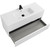 Тумба подвесная с раковиной Cezares DUET-N-1200-2C-SO-BL 120 см (раковина CZR-8095-120) bianco lucido фото 3