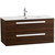 Тумба подвесная с раковиной Cezares ECO-CER-N-1000-2C-SO-NCS-P 100 см (раковина CZR-8095-100) орех шоколад софт фото 2
