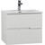 Тумба подвесная с раковиной Cezares DUET-N-600-2C-SO-BL 60 см (раковина CZR-8073-60) bianco lucido фото 2
