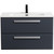 Тумба подвесная с раковиной Cezares ECO-CER-N-800-2C-SO-GR-P 80 см (раковина CZR-8095-80) grafito фото 