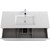 Тумба подвесная с раковиной Cezares PLANE-1200-2C-SO-BL 120 см (раковина CZR-8002-120) bianco lucido фото 4