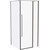 Душевое ограждение Mirsant Next 100х100 см хром/прозрачное фото 2