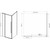 Душевое ограждение Mirsant Next 90х90 см хром/прозрачное фото 4