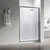 Душевая дверь Veconi 100 см VN55GM-100-01-C8, оружейная сталь/прозрачное -  Душевая дверь Veconi 100 см VN55GM-100-01-C8, оружейная сталь/прозрачное фото