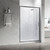 Душевая дверь Veconi 130 см VN55GM-130-01-C8, оружейная сталь/прозрачное -  Душевая дверь Veconi 130 см VN55GM-130-01-C8, оружейная сталь/прозрачное фото