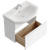 Тумба подвесная с раковиной Aqwella Rodos 75 см ROD01071, белый - 2 Тумба подвесная с раковиной Aqwella Rodos 75 см ROD01071, белый фото 2
