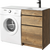 Тумба напольная с раковиной Aqwella Terra 115 см TER01052NDBR, дуб балтийский -  Тумба напольная с раковиной Aqwella Terra 115 см TER01052NDBR, дуб балтийский фото