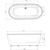 Ванна отдельностоящая Aima Tondo 174x80 см фото 7