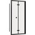 Душевое ограждение CeruttiSpa 90х90 см BELLA ZQD91B, чёрный/прозрачное фото 2
