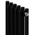 Вертикальный радиатор Royal Thermo Shift R22 C2180 420x1800 мм (10 секций) чёрный фото 4