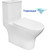 Унитаз-компакт безободковый Azario Terni AZ-8618T с крышкой микролифт (система смыва Торнадо) фото 