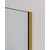 Душевое ограждение Cezares 90x100 см SLIDER-AH-2-90/100-100/110-C-BORO, брашированное золото/прозрачное фото 5