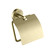 Держатель для туалетной бумаги Aquatek Оберон AQ4209BG, цвет золото шлифованное фото 