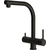 Смеситель для кухни Cersanit Crea A68223, чёрный фото 