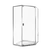 Душевое ограждение Bas Infinity SHW-90-C-CH 90x90 см, хром/прозрачное фото 2