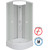Душевая кабина Niagara 100x100 см P100/26/MT/BK, белый/матовое -  Душевая кабина Niagara 100x100 см P100/26/MT/BK, белый/матовое фото