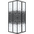 Душевое ограждение Niagara Eco 80x80 см NG-1008-14QBLACK, чёрный матовый/мозаика фото 2