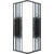 Душевое ограждение Niagara Eco 80x80 см NG-1008-14QBLACK, чёрный матовый/мозаика фото 3