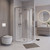 Душевое ограждение Niagara Nova 80x80 см NG-6625-34, хром/прозрачное фото 3