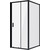 Душевое ограждение Niagara Nova 80x90 см NG-82-8AB-A90B, чёрный/прозрачное фото 2