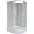 Душевая кабина Niagara 100x70 см P100/70/26L/MT/BK, белый/матовое фото 2