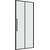 Душевая дверь Niagara Nova 90 см NG-34-9AGR, графит матовый/прозрачное фото 2