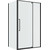 Душевое ограждение Niagara Nova 110x90 см NG-35-11AGR-A90GR-34, графит матовый/прозрачное фото 2