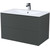 Тумба подвесная с раковиной Iddis Bild 80 см BIL80G0i95K, тёмно-серый фото 2