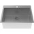 Кухонная мойка Iddis Haze HAZ59GMi77, графит матовый фото 2