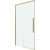 Душевая дверь Grossman Galaxy 130 см 100.K33.01.130.32.00, золото сатин/прозрачное фото 2