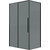 Душевое ограждение Grossman Galaxy 130x90 см 120.K33.01.1390.21.10, чёрный матовый/тонированное фото 2