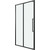 Душевая дверь Grossman Cosmo 110 см 100.K33.02.110.21.00, чёрный матовый/прозрачное фото 2