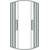 Душевое ограждение Grossman Cosmo 100x100 см 301.K33.02.1010.10.00, хром/прозрачное фото 2