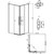 Душевое ограждение Grossman Galaxy 110x100 см 300.K33.01.1110.42.00, графит сатин/прозрачное фото 11
