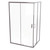 Душевое ограждение Taliente 120x80 см TA-08120-1CP, хром/прозрачное фото 