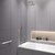 Шторка для ванны RGW SC-109 70 см 411110907-11, хром/прозрачное фото 2
