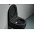 Унитаз подвесной безободковый Ceramicanova Modena Rimless CN6063MDH с крышкой микролифт, чёрный матовый фото 3