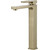 Смеситель для раковины высокий Gappo G17-3 G1017-32, золото сатин фото 